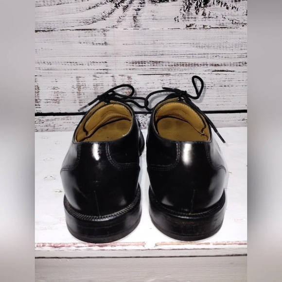 Cole Haan Grand Os Carter Leather Oxford Black Shoe size 8 Office Dress - Picture 3 of 8